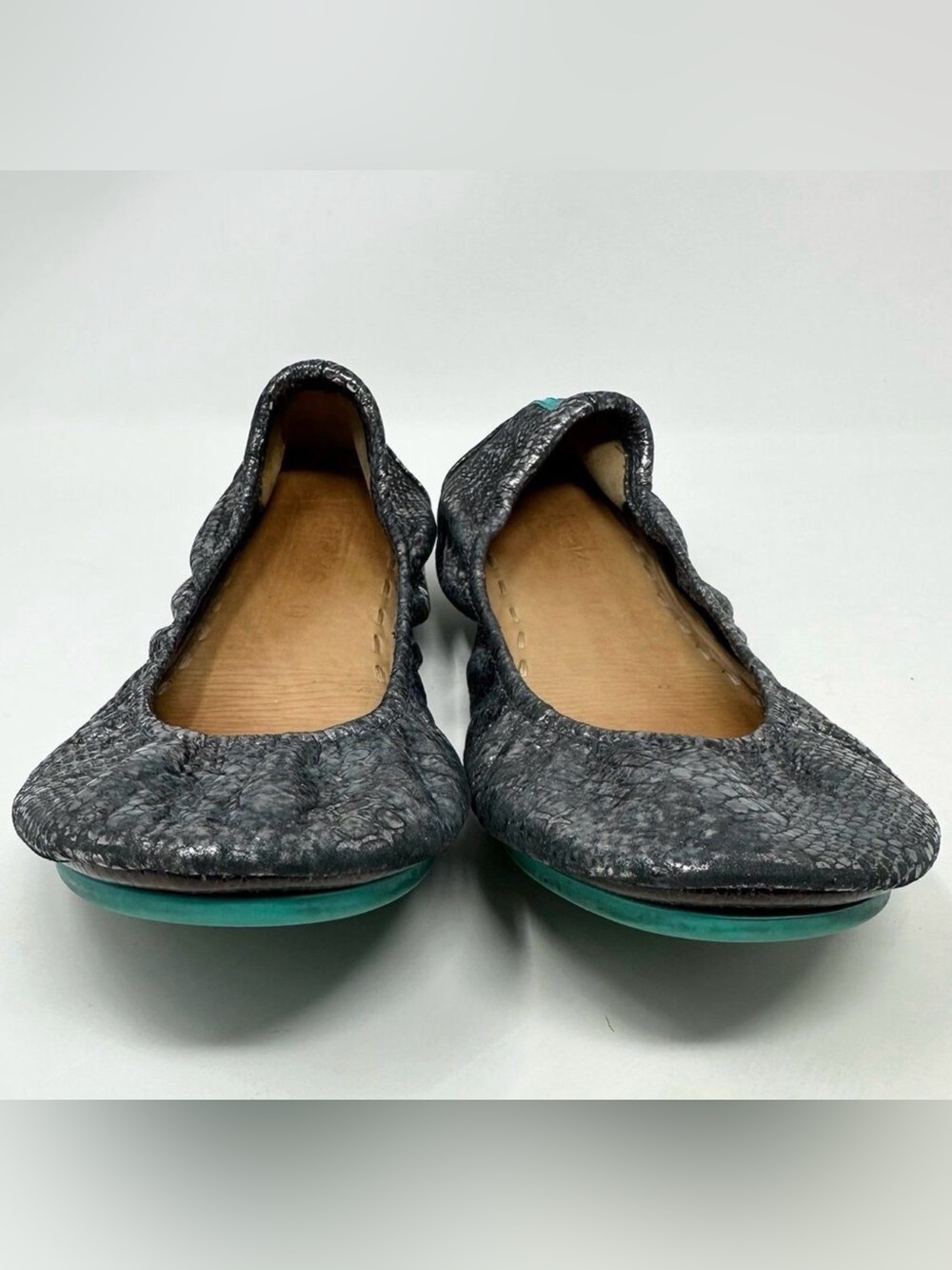 Tieks Drago Flats in Gray